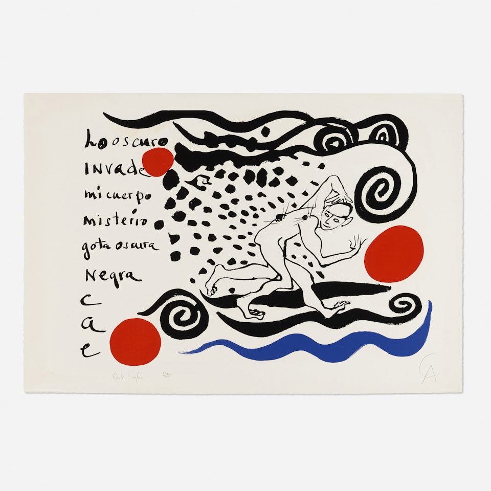 Lo oscuro invade by Alexander Calder