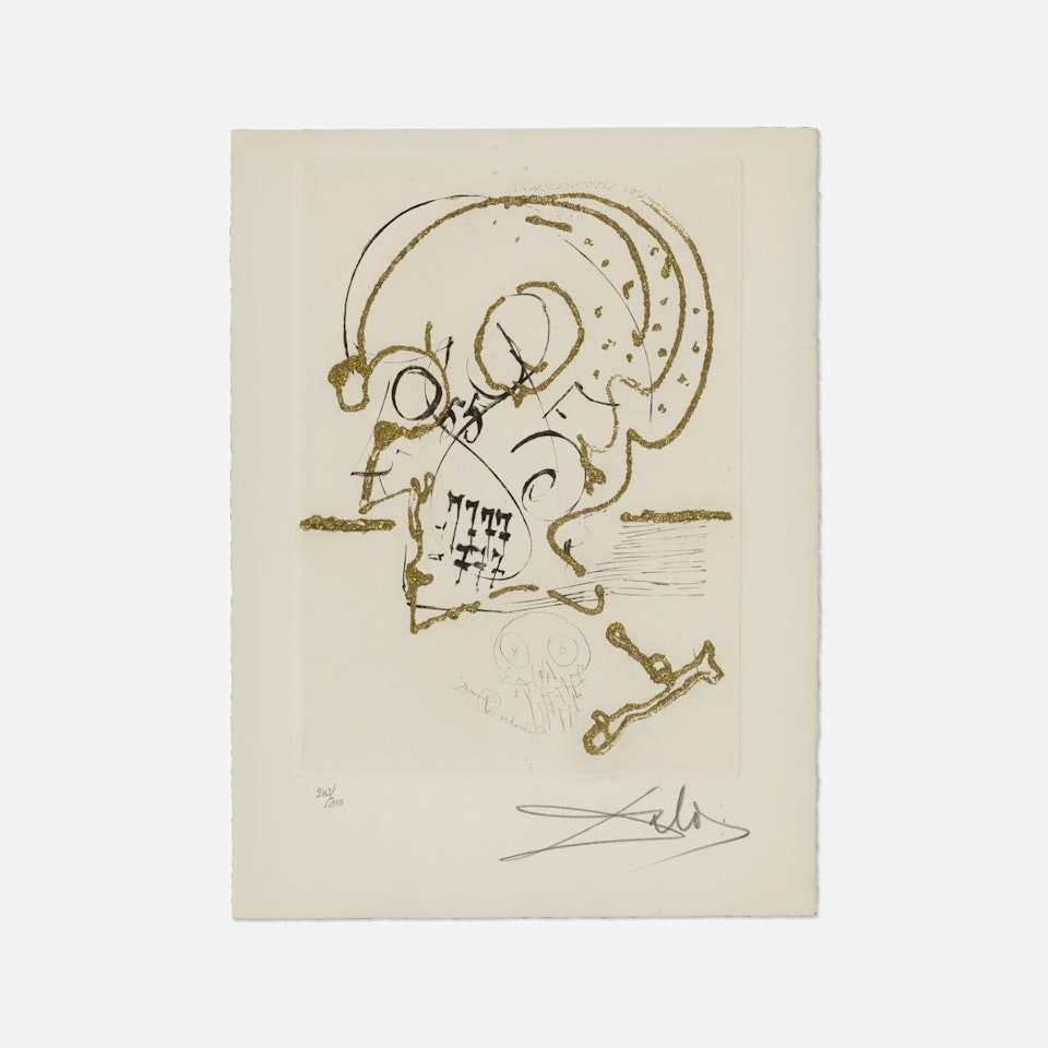 Insomnie (from the Les Amours jaunes portfolio) by Salvador Dali