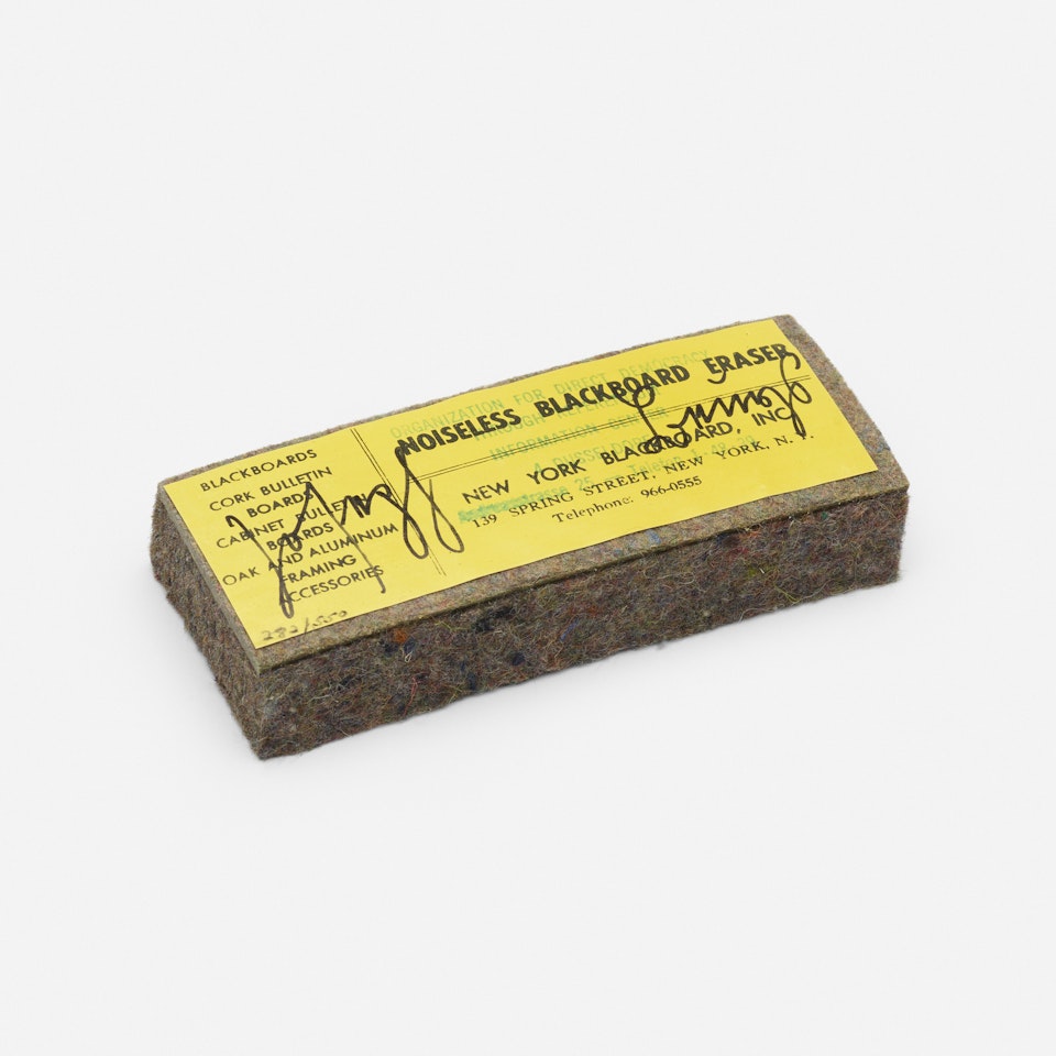 Noiseless Blackboard Eraser by Joseph Beuys