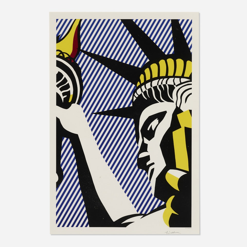 I Love Liberty poster by Roy Lichtenstein