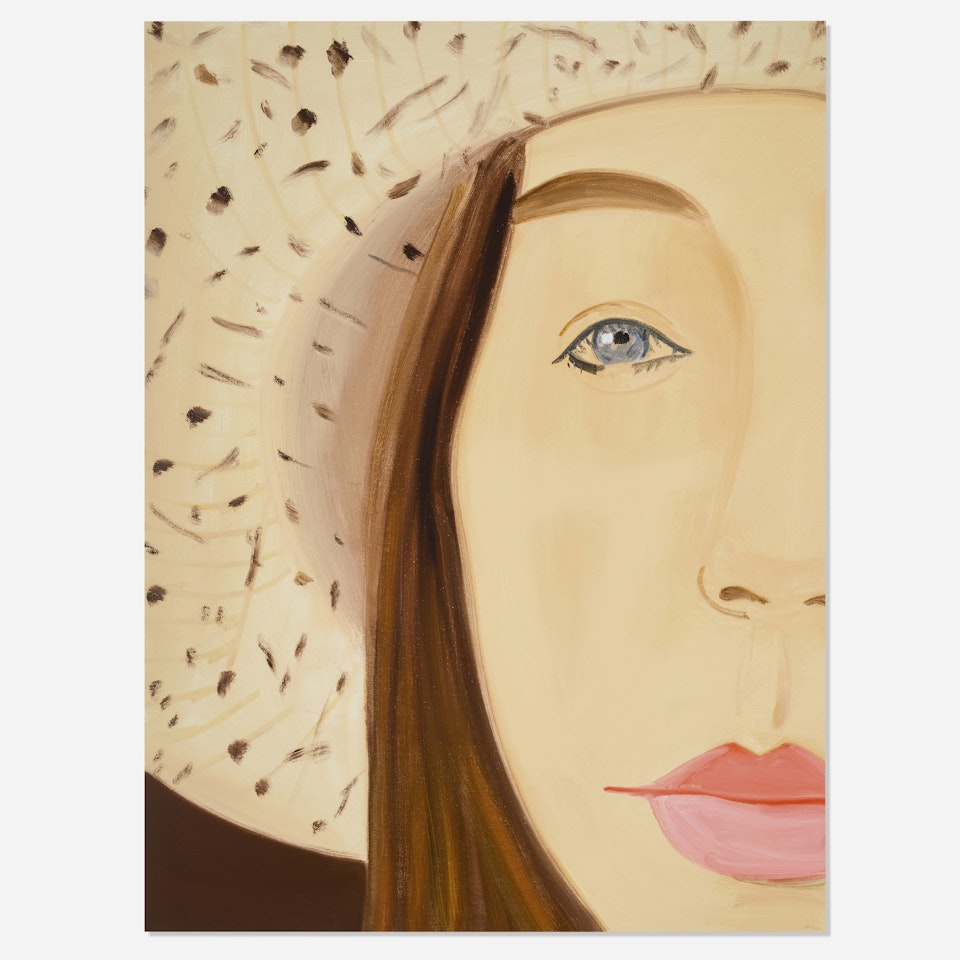 Straw Hat 2 by Alex Katz
