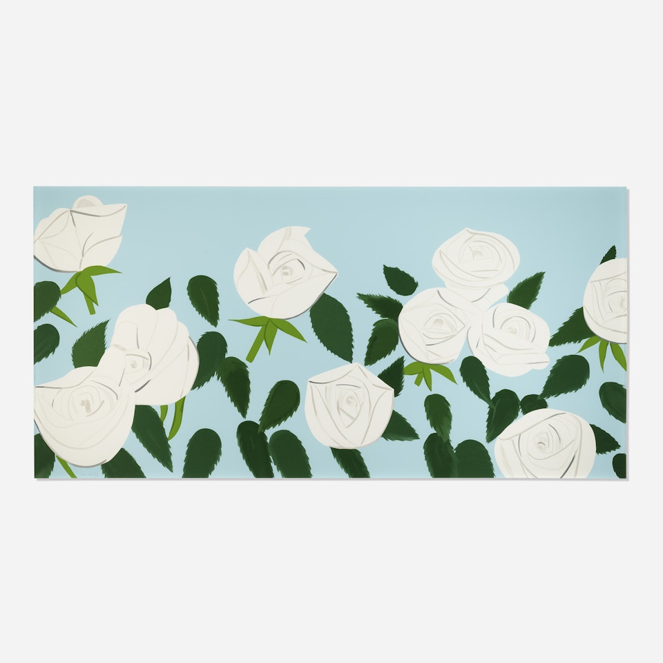 White Roses by Alex Katz