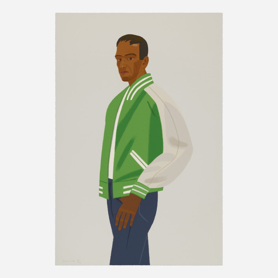 Green Jacket (from Alex and Ada portfolio) by Alex Katz