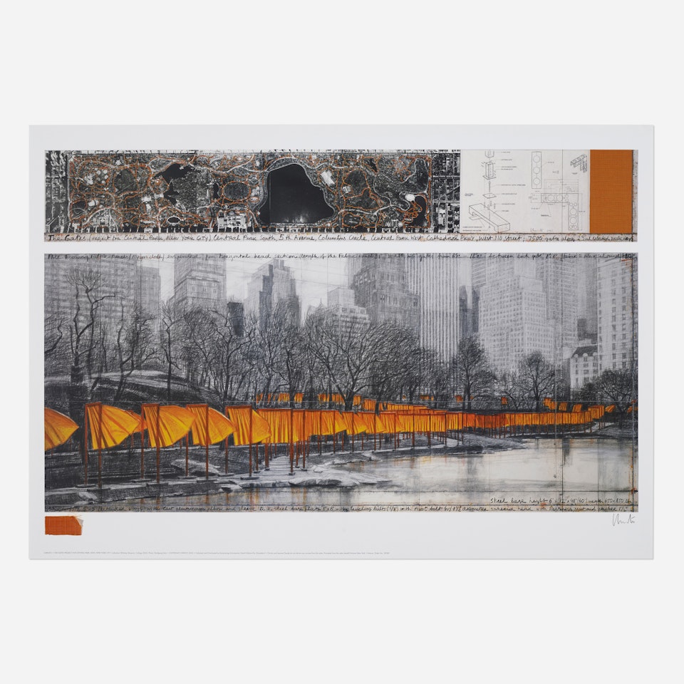 The Gates XXVII, Project for Central Park, NY by Christo