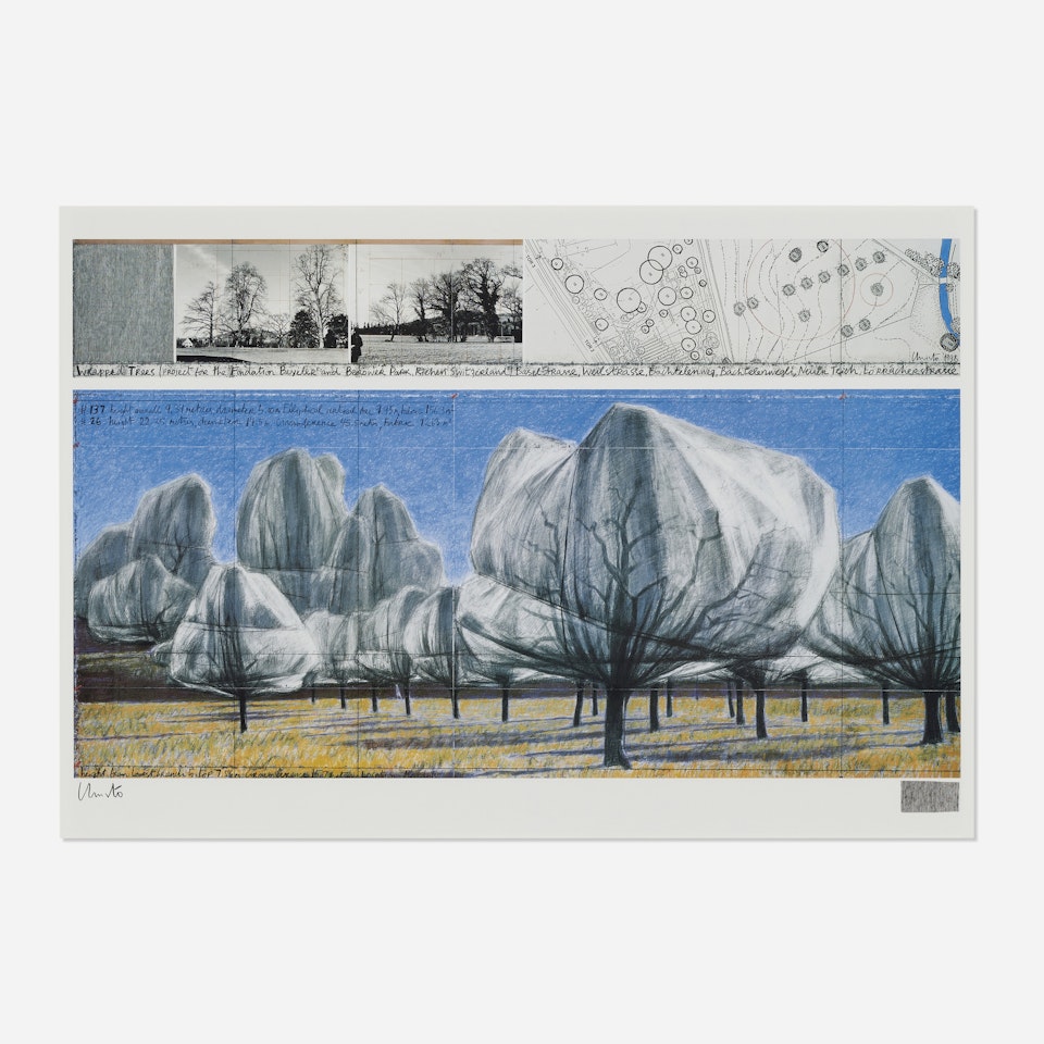 Wrapped Trees by Christo