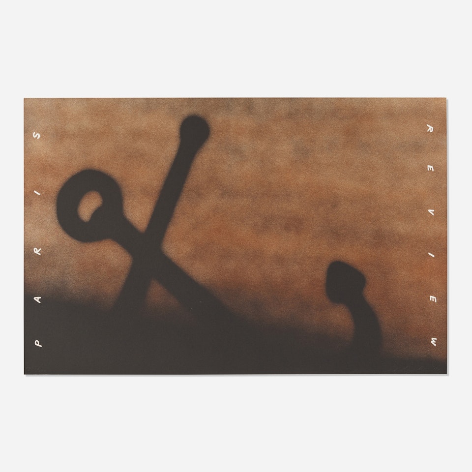 Anchor in Sand by Ed Ruscha