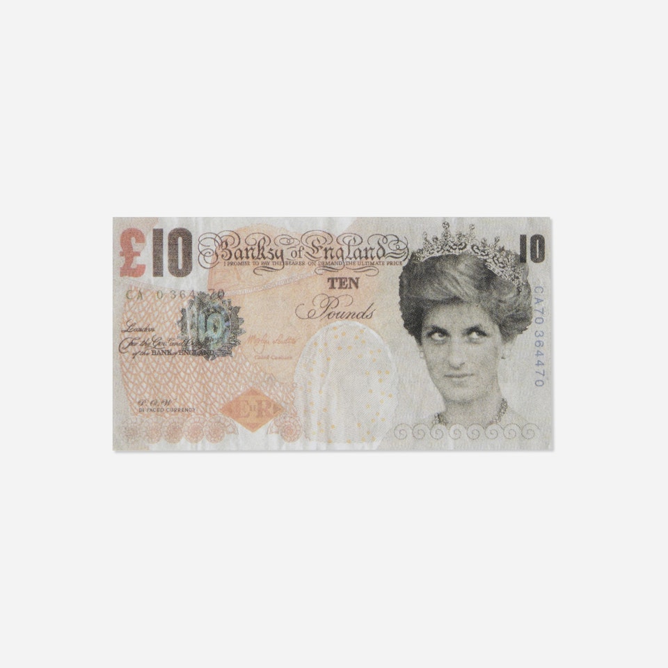 Di-Faced Tenner, 10 GBP Note by Banksy