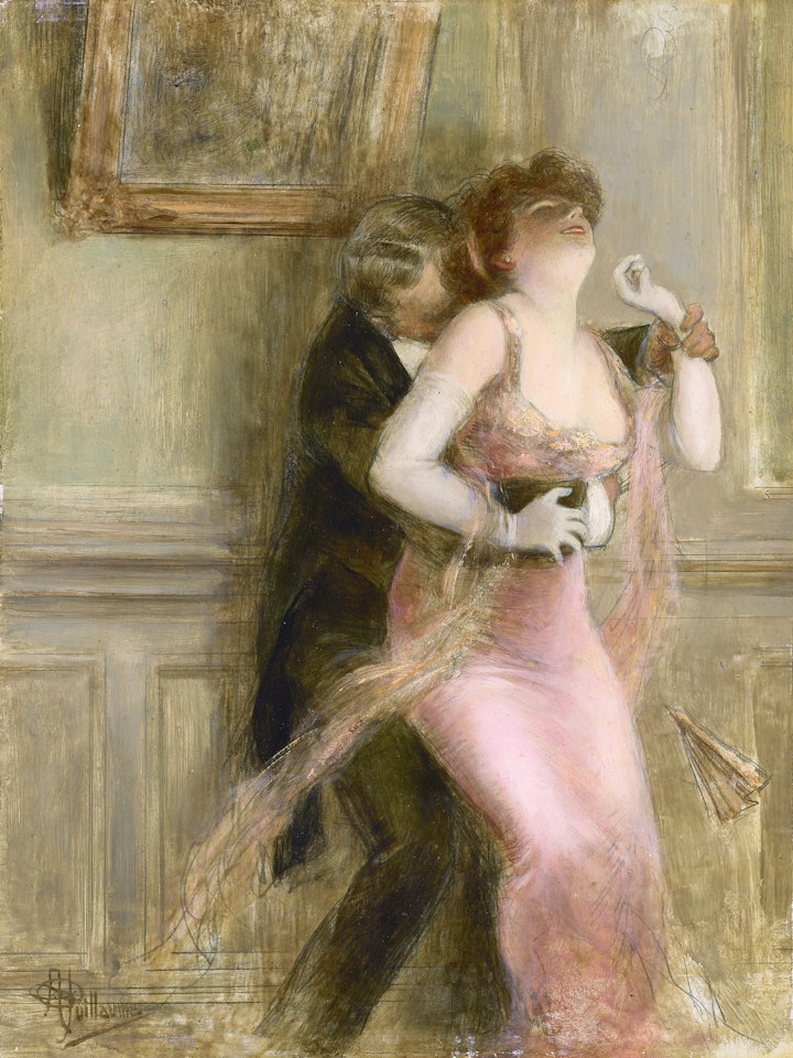 Un moment volé by Albert Guillaume