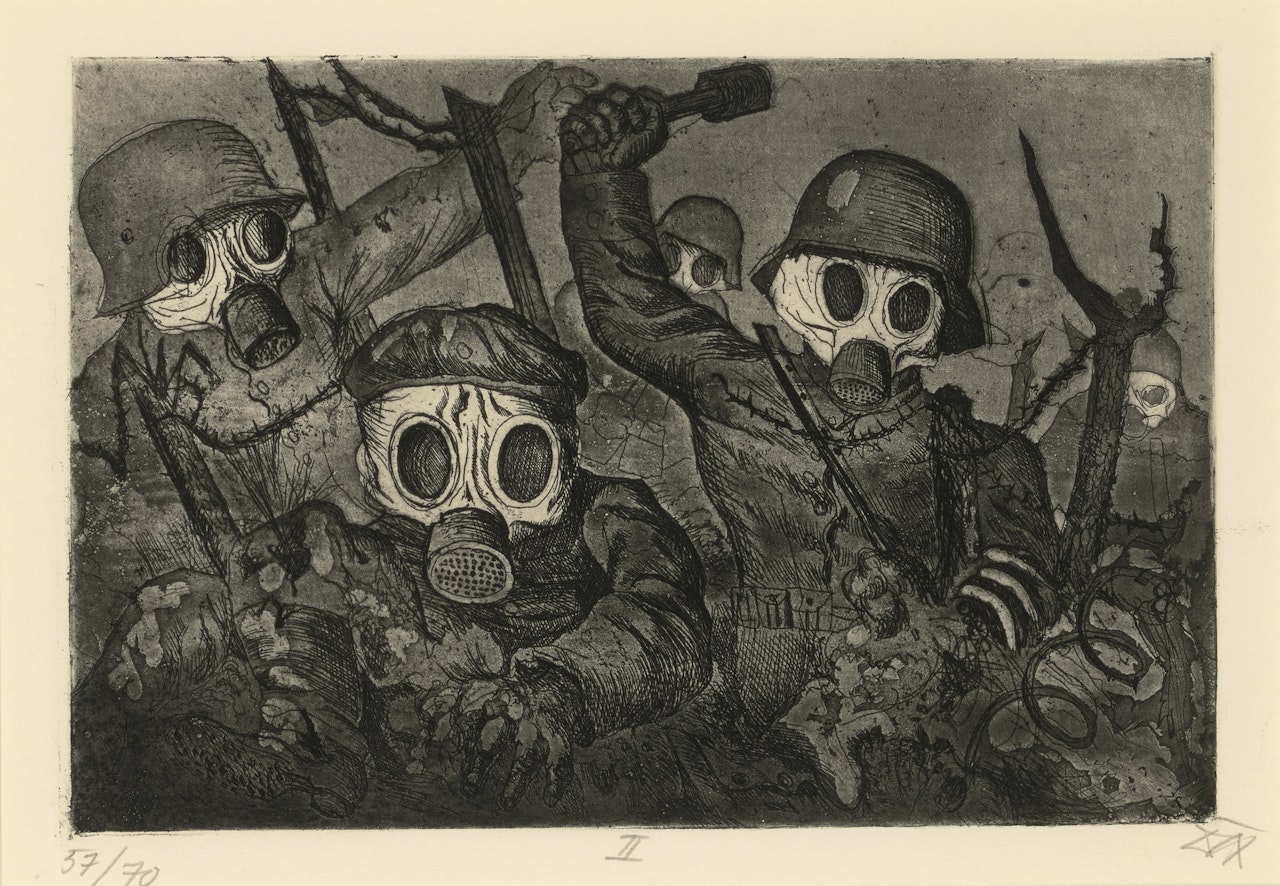 Der Krieg (The War) (51 works) by Otto Dix