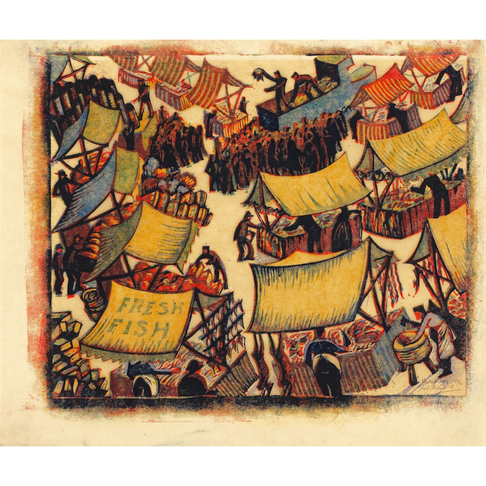 Market Day by Sybil Andrews