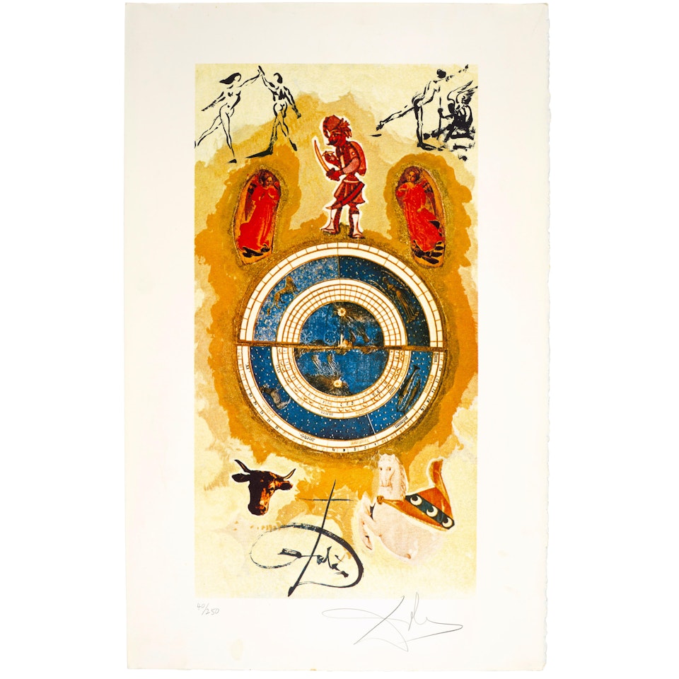 Lyle Stuart Tarot Prints (6 works) by Salvador Dali