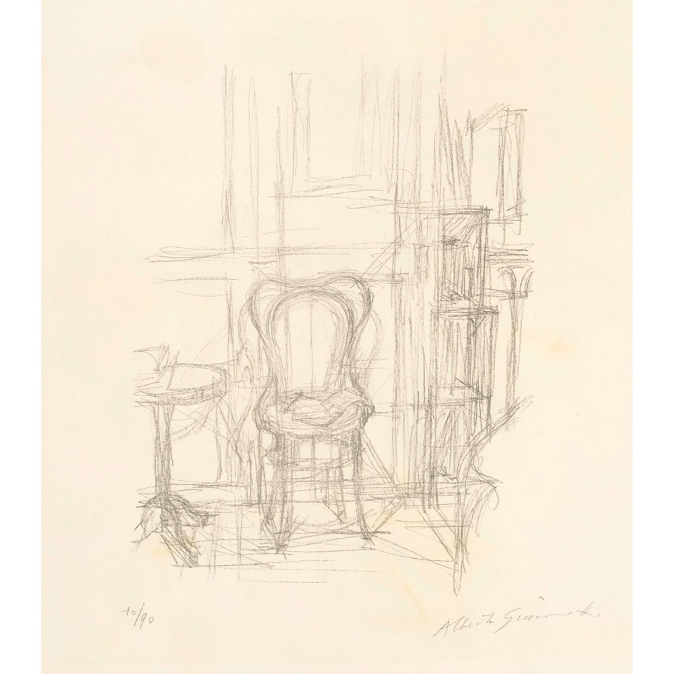 Chaise et guéridon (Chair and Table) by Alberto Giacometti