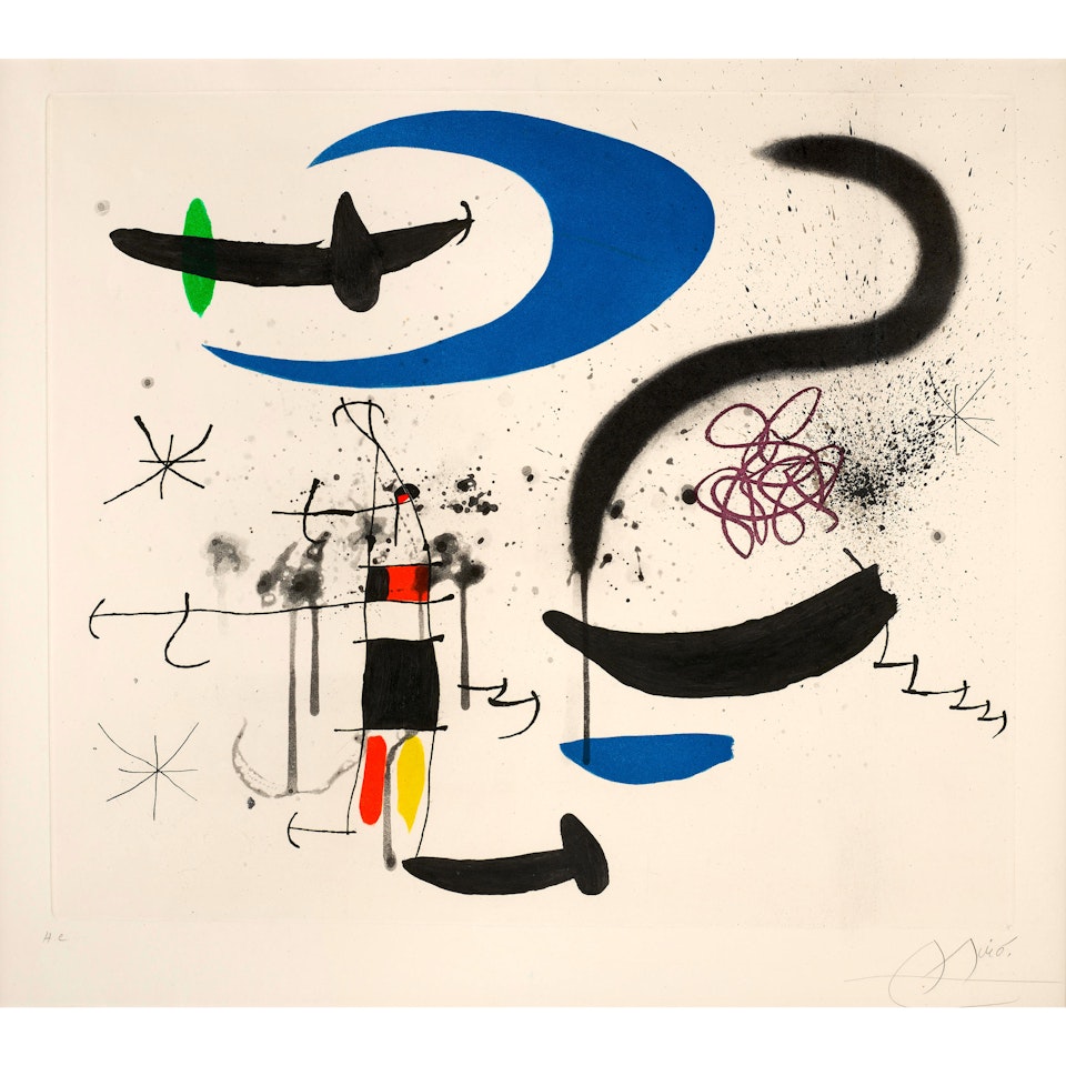 L'escalier de la nuit (The Staircase of the Night) by Joan Miró