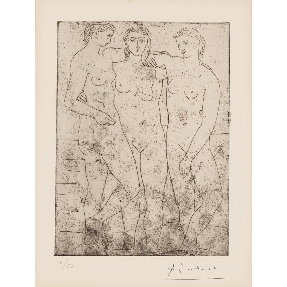 Les Trois Baigneuses, II (The Three Bathers, II) by Pablo Picasso