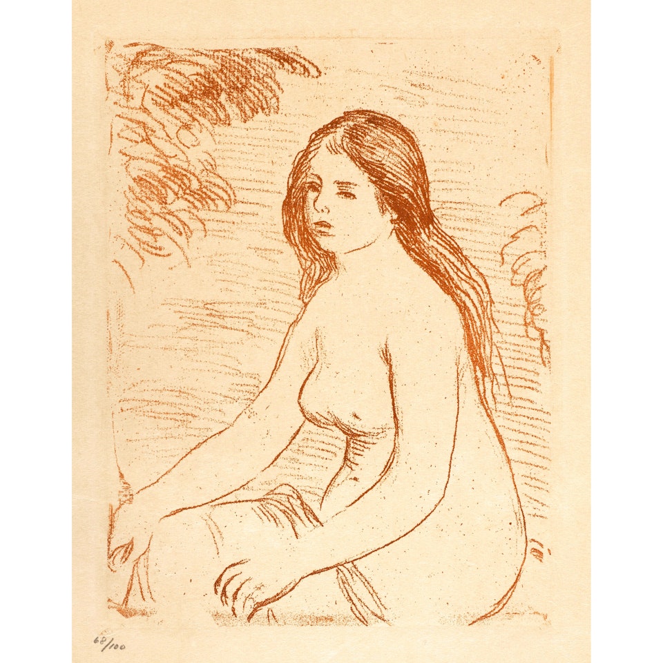 Femme nue assise (Seated Female Nude) by Pierre-Auguste Renoir