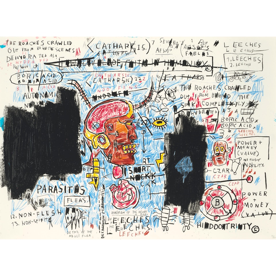 Leeches by After Jean-Michel Basquiat