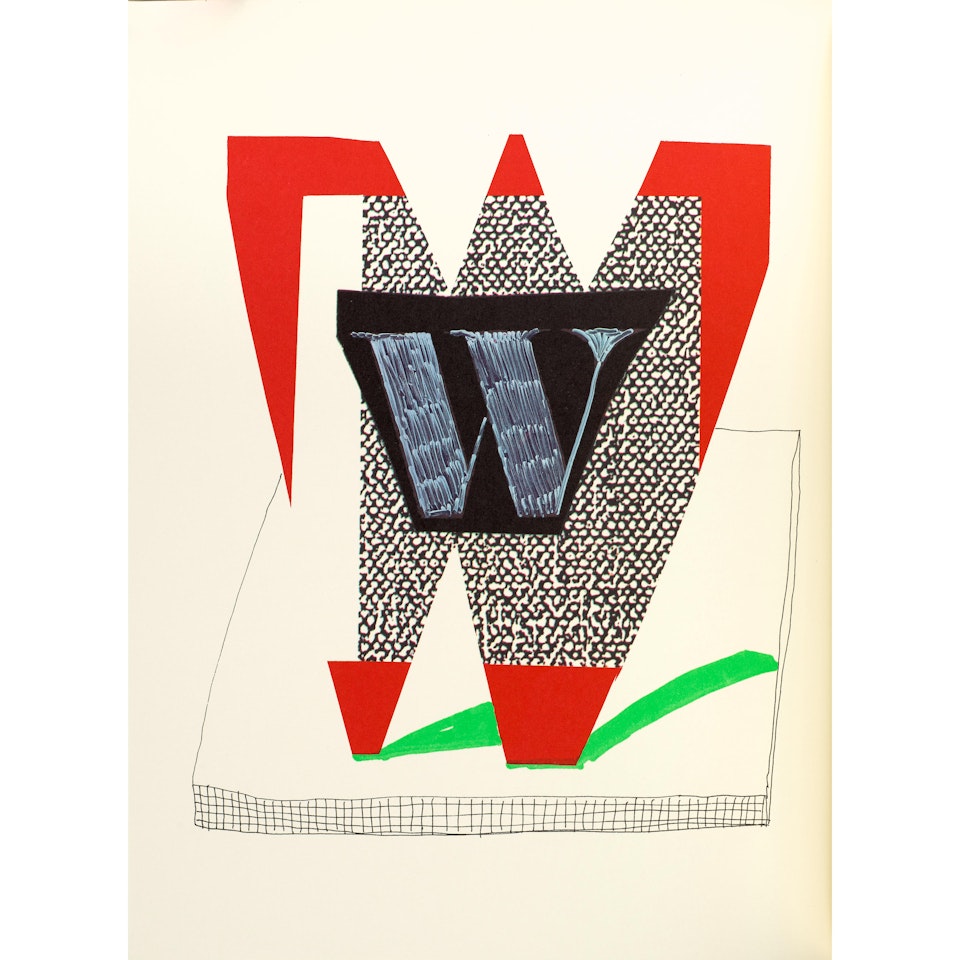 Hockney's Alphabet (26 works) by David Hockney