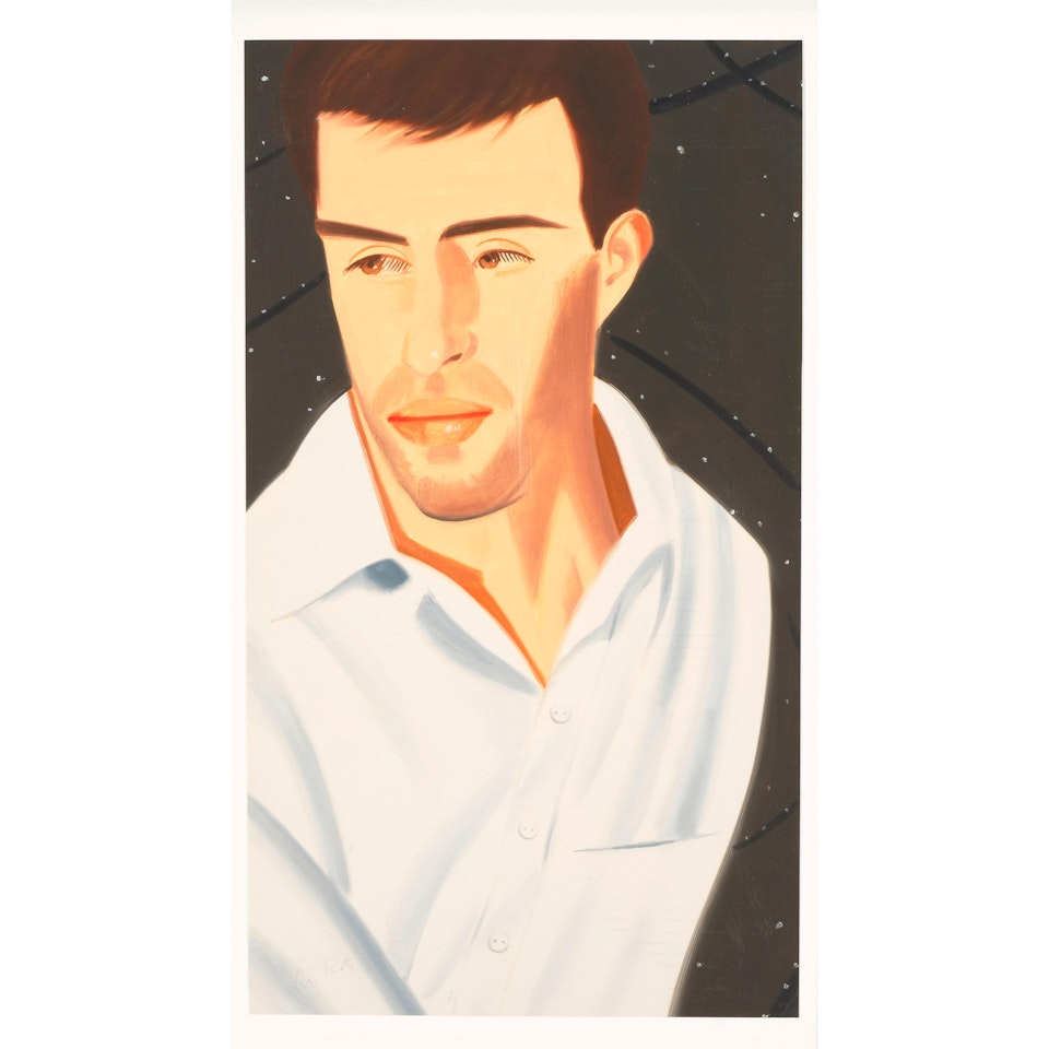 White Shirt (Vincent 2) by Alex Katz