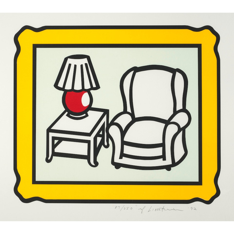 Red Lamp by Roy Lichtenstein