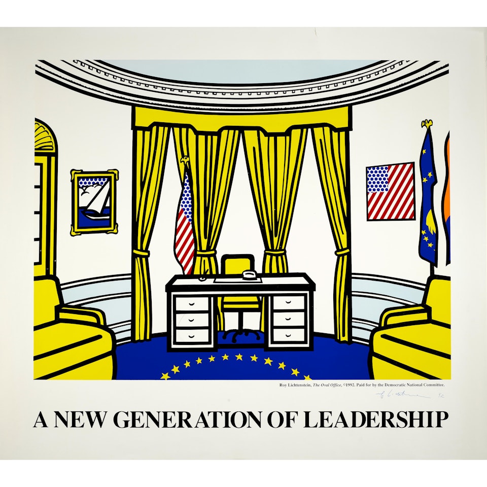 A New Generation of Leadership (The Oval Office) by Roy Lichtenstein