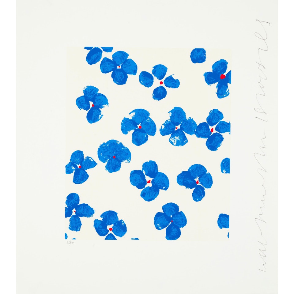 Wall Flowers by Donald Sultan