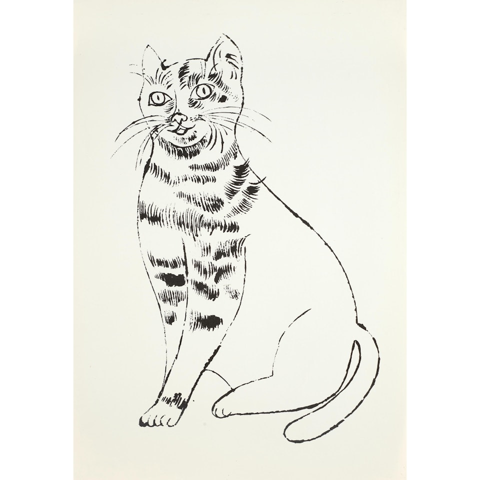 One Plate, from 25 Cats Named Sam and One Blue Pussy by Andy Warhol