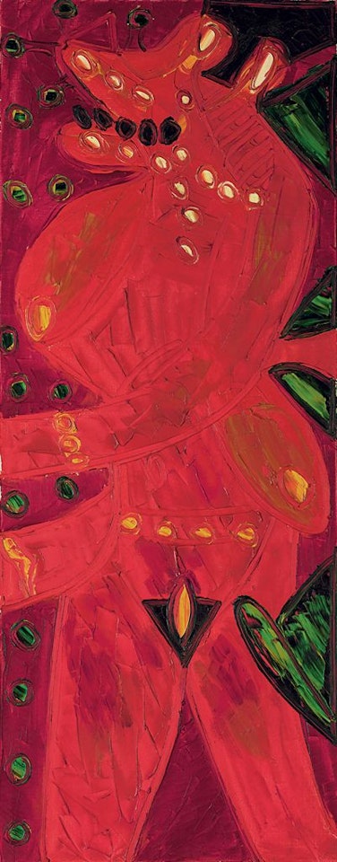 Red Goddess by Francis Newton Souza