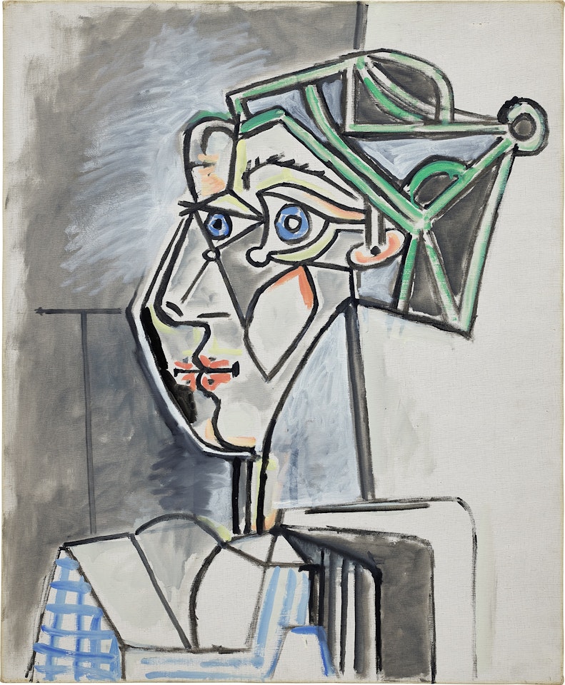 Tête de femme au chignon by Pablo Picasso