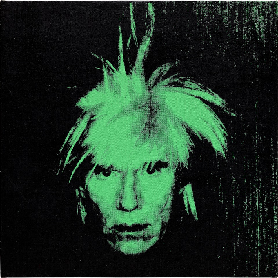 Self-Portrait (Fright Wig) by Andy Warhol