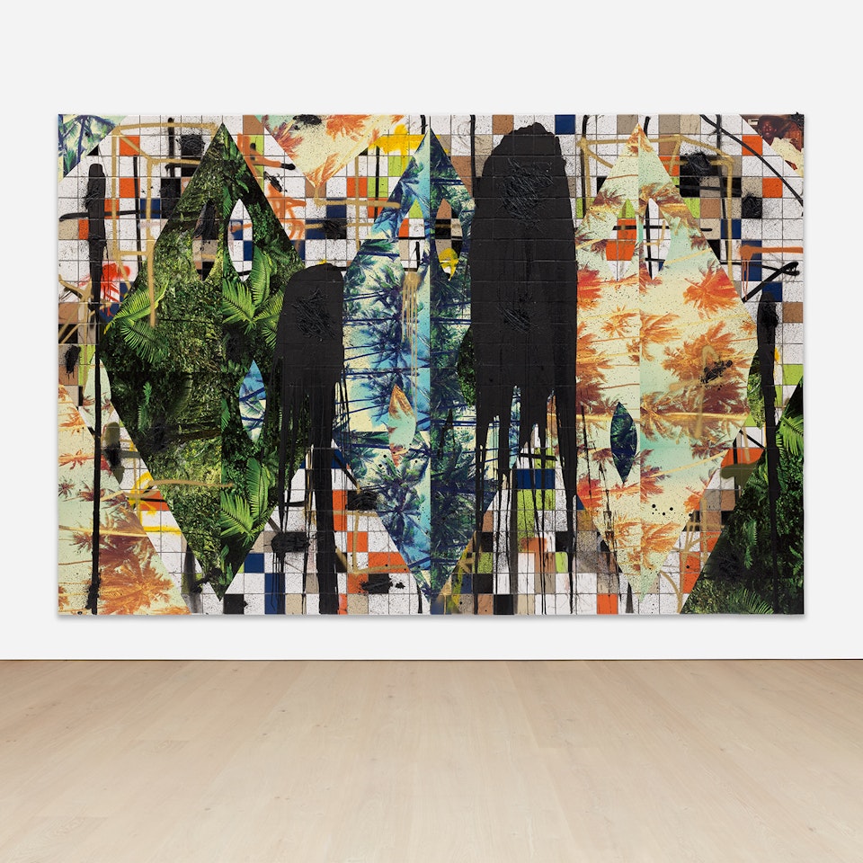 Untitled Escape Collage by Rashid Johnson
