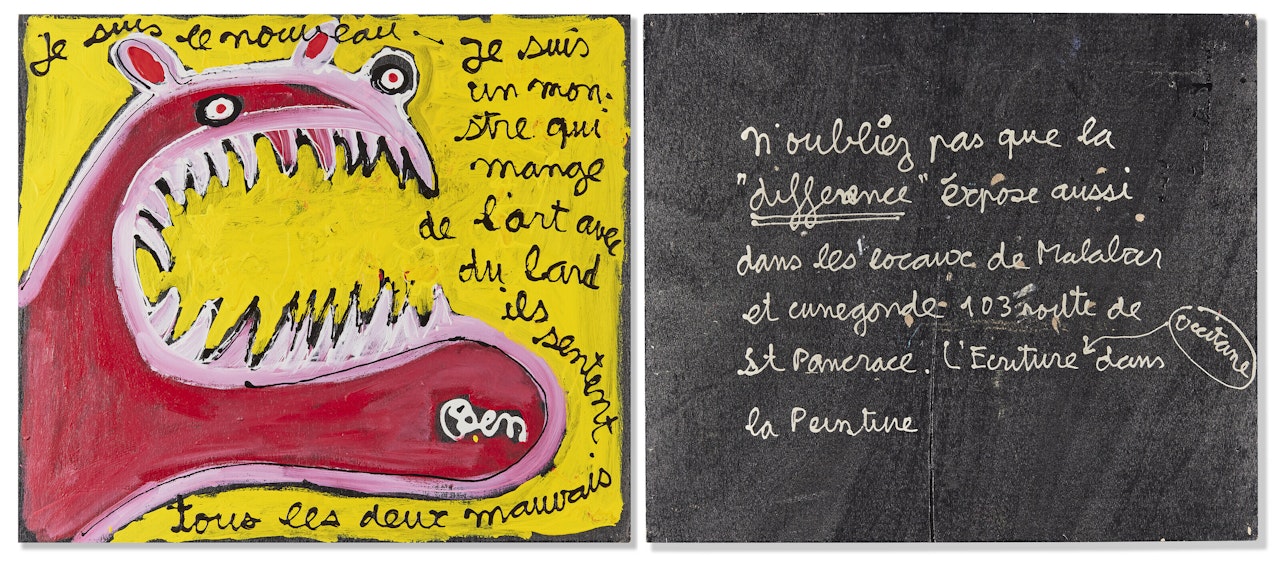 Je suis le nouveau by Ben Vautier