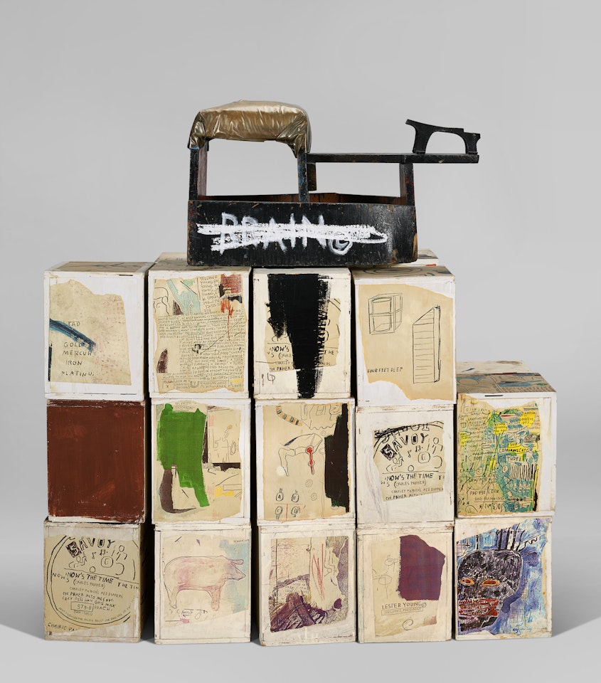Brain by Jean-Michel Basquiat