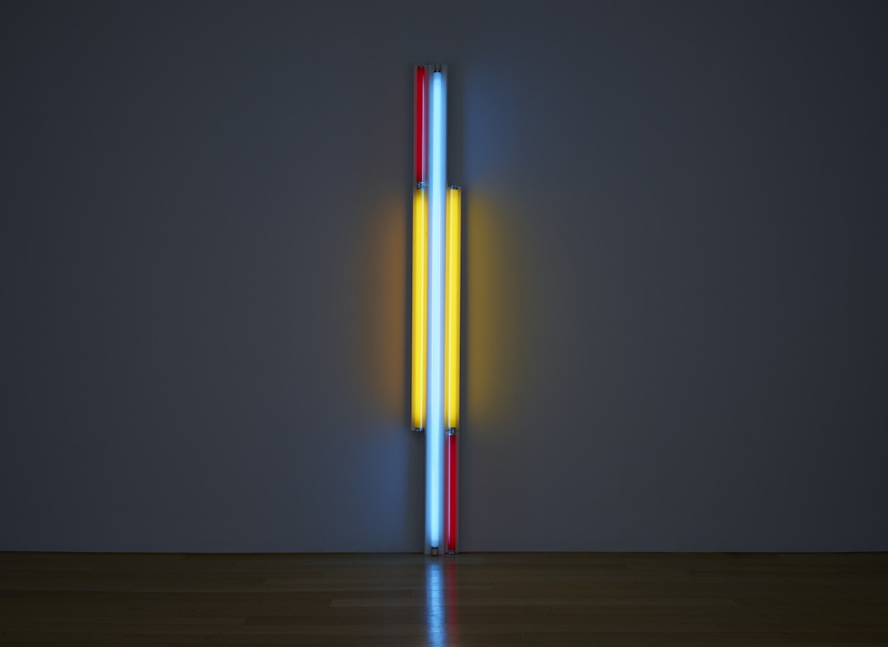 Untitled (to Piet Mondrian) by Dan Flavin