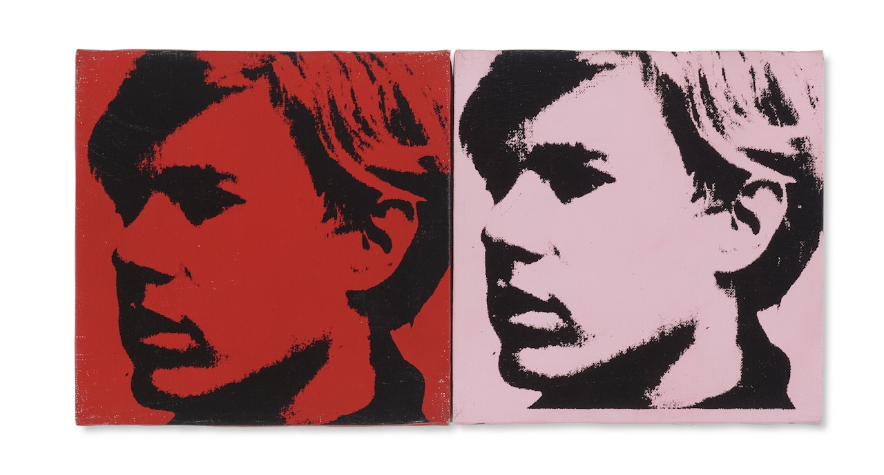 Self-Portrait [Two Works] by Andy Warhol