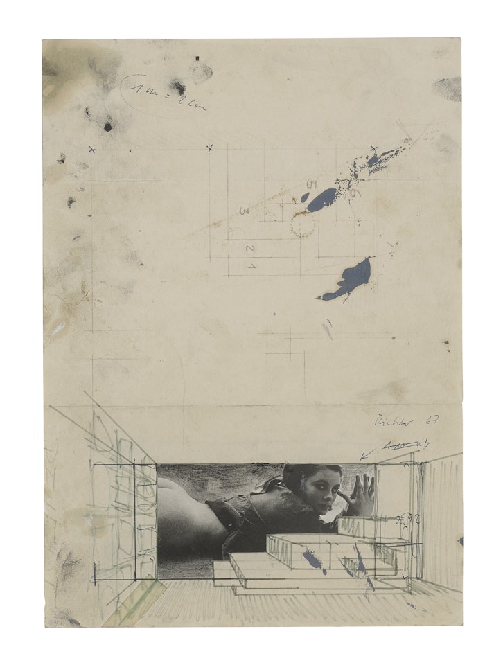 Untitled (Plan for Creamcheese) by Gerhard Richter