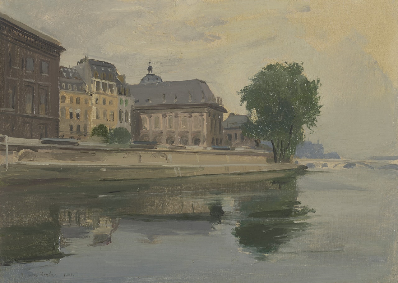 Sans titre (La Seine et l'Institut de France, Paris) by Francis Picabia