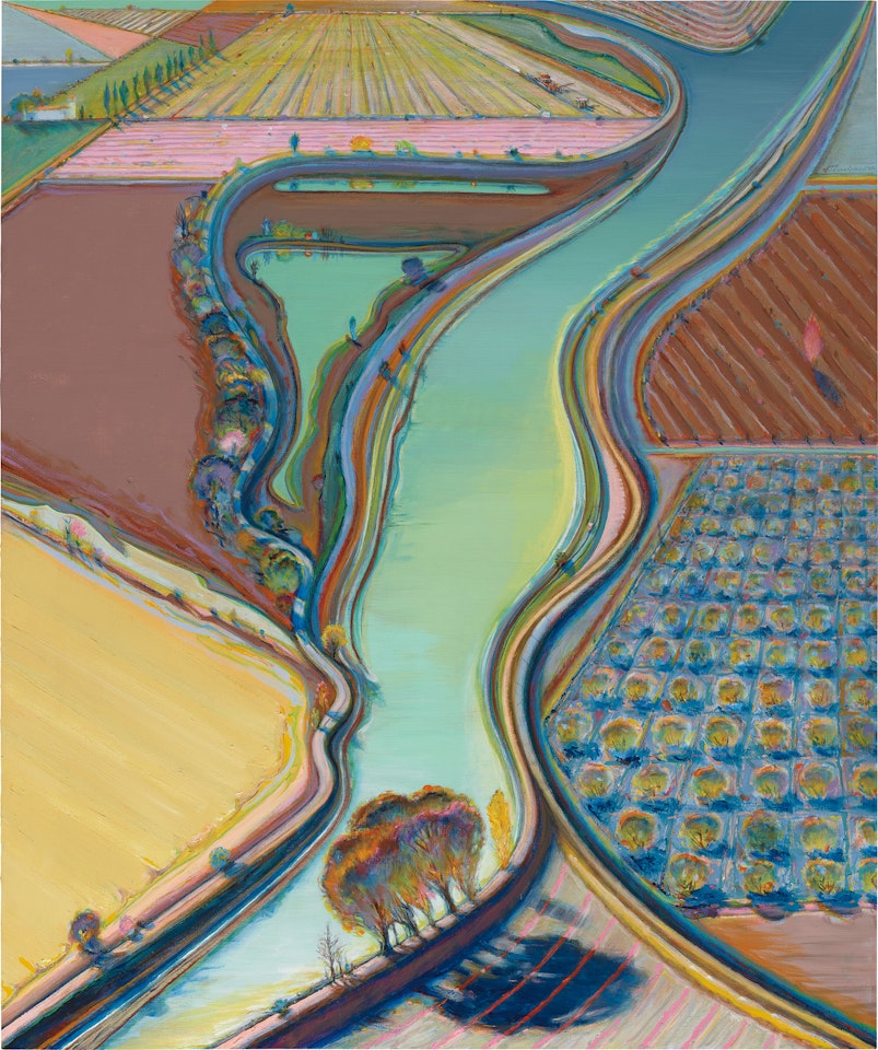 Winding River by Wayne Thiebaud
