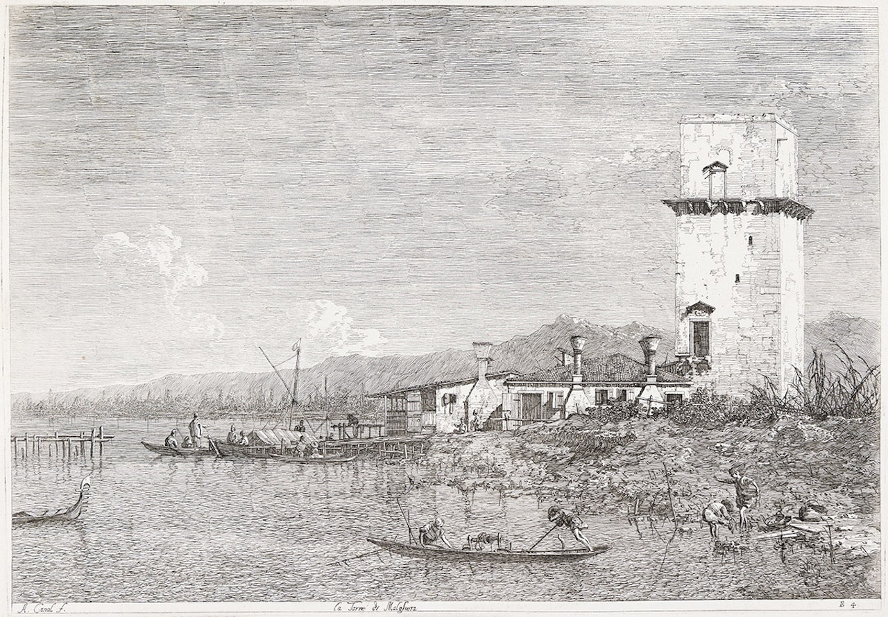 La Torre di Malghera by Canaletto