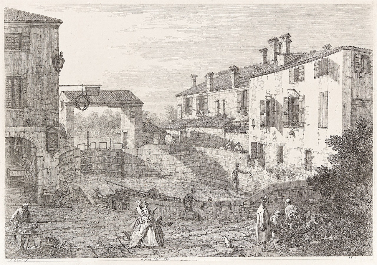 Le Porte del Dolo by Canaletto