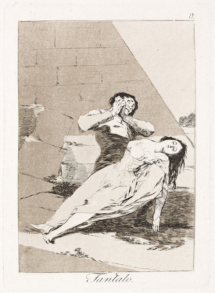 Tantalo by Francisco José de Goya