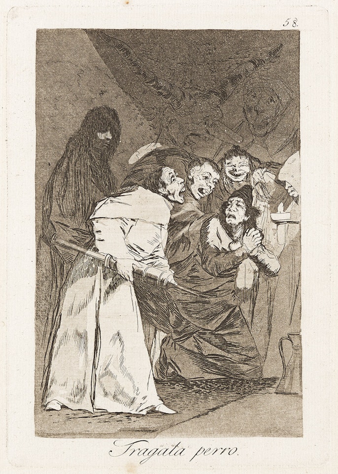Tragala Perro by Francisco José de Goya