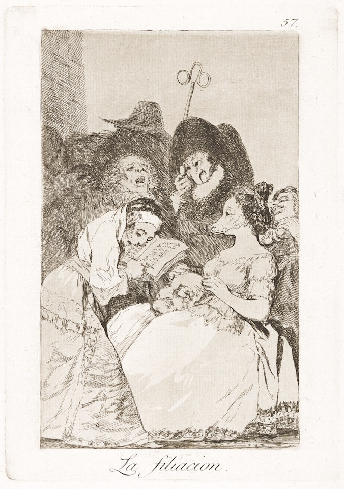 La Filiacion by Francisco José de Goya