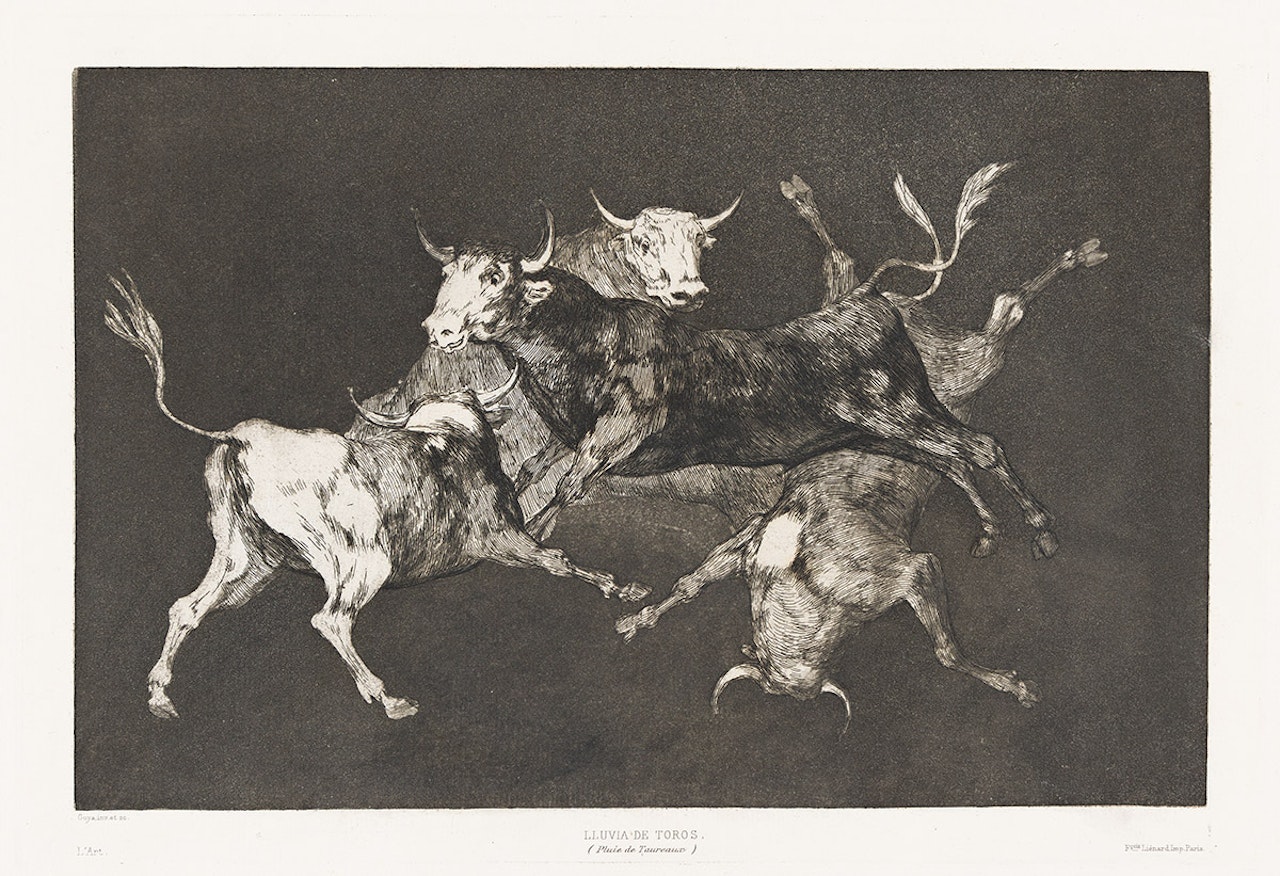 Al Toro y al Aire Darles Calle by Francisco José de Goya