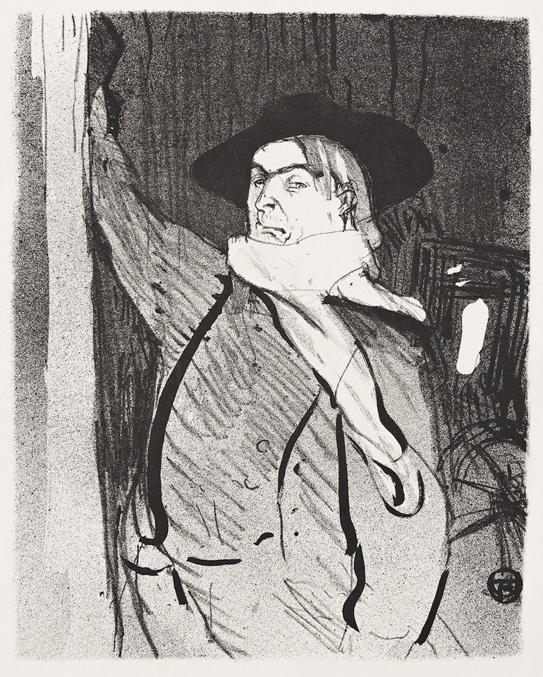 Aristide Bruant by Henri de Toulouse-Lautrec