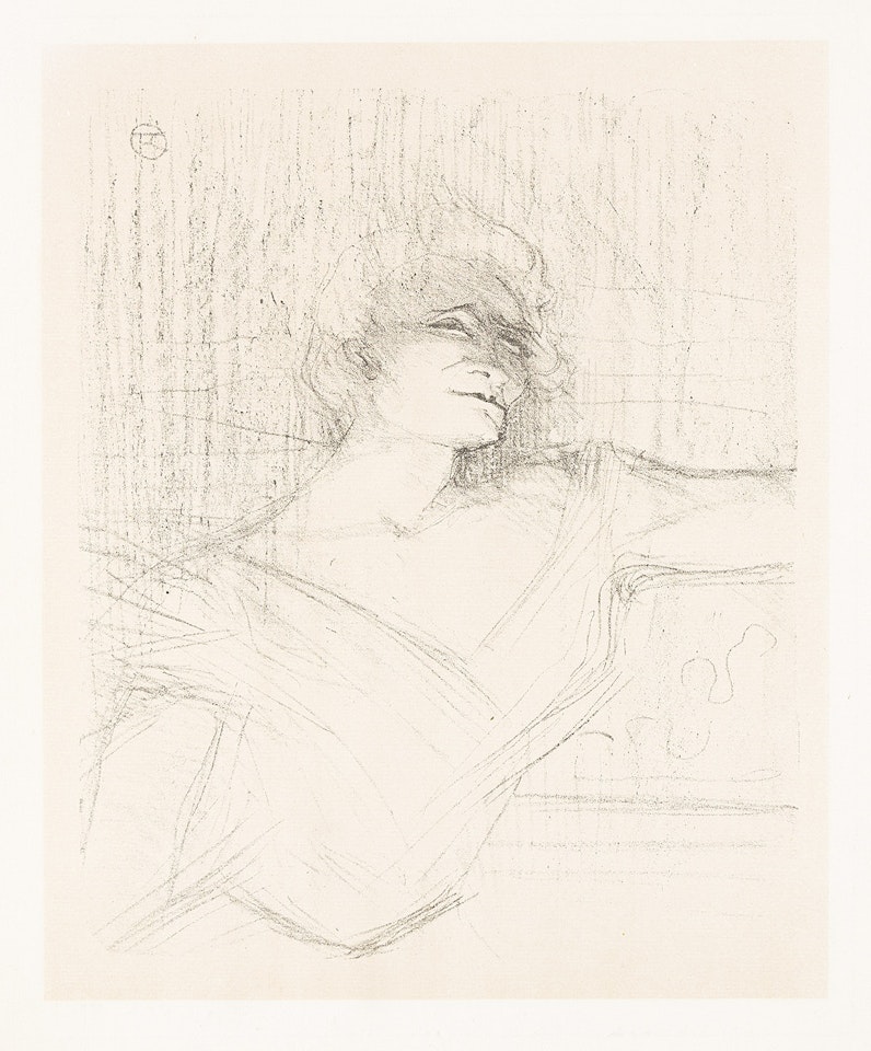 Yvette Guilbert, "Dans la Glu" by Henri de Toulouse-Lautrec
