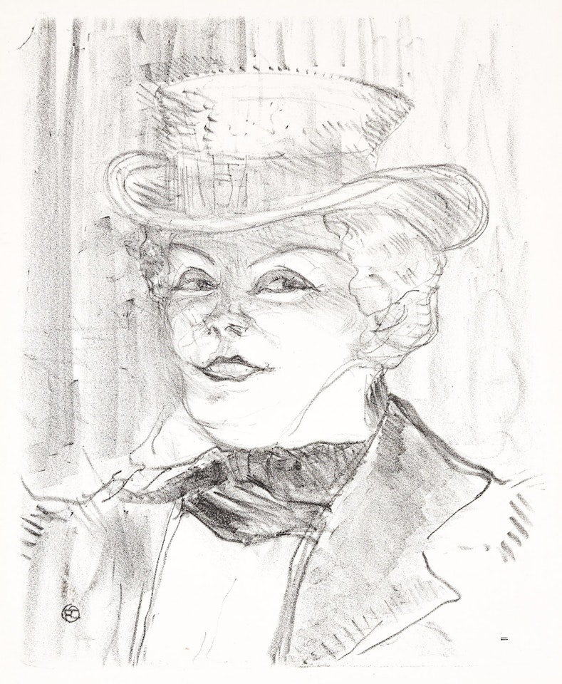 Madame Réjane by Henri de Toulouse-Lautrec