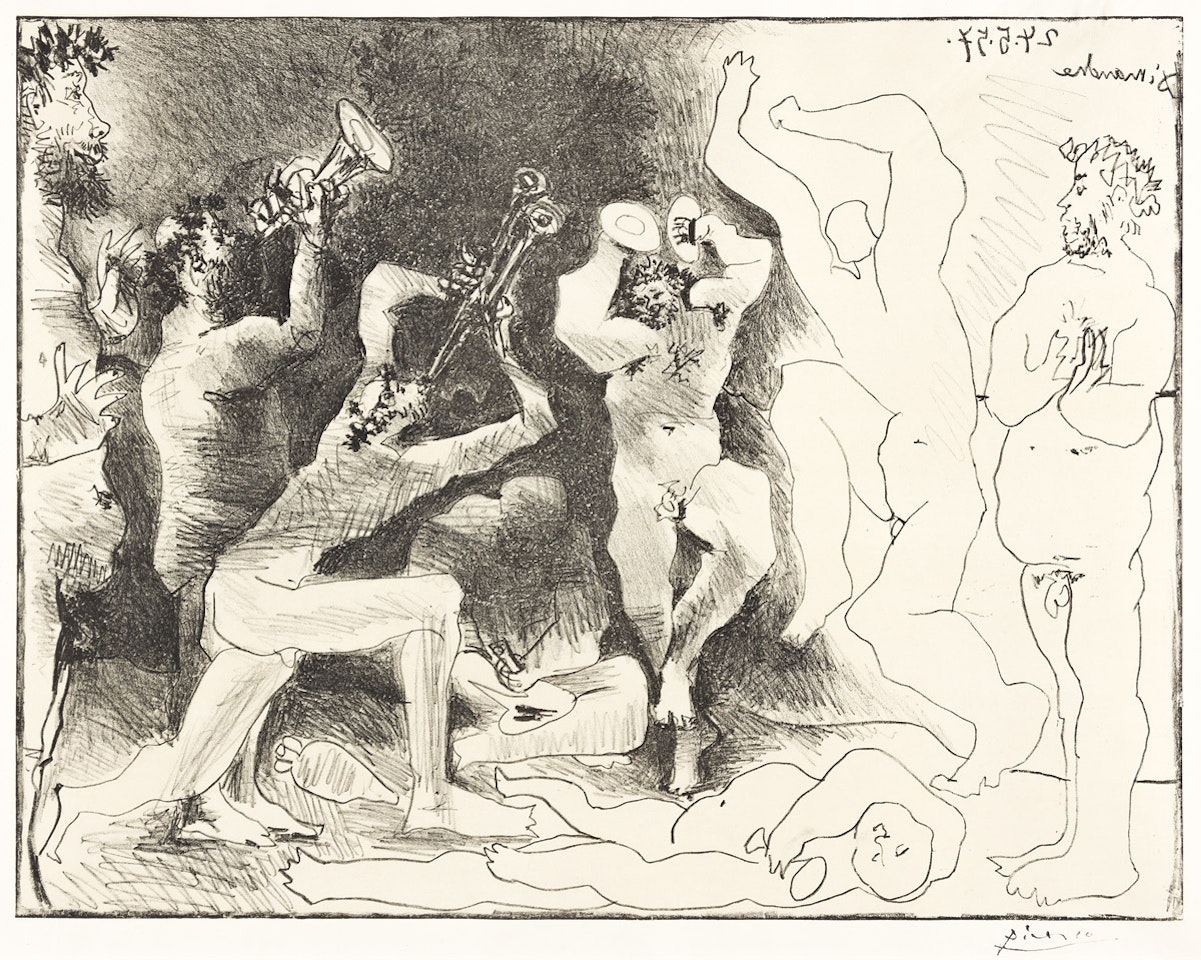 La Danse des Faunes by Pablo Picasso