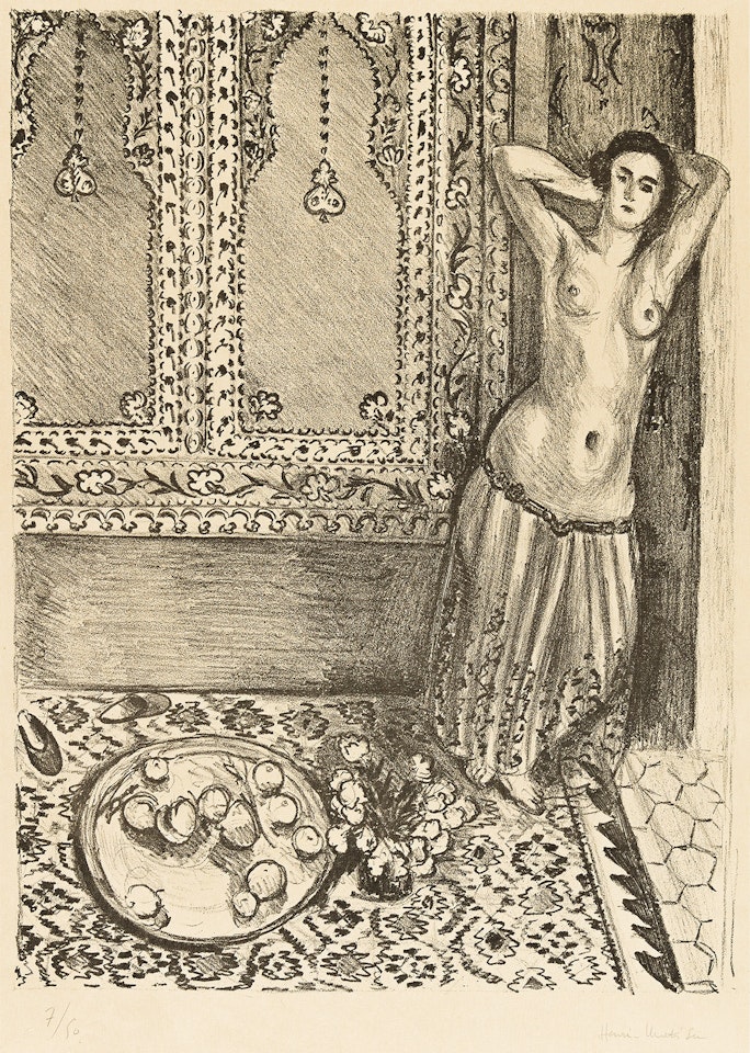 Odalisque Debout au Plateau de Fruits by Henri Matisse