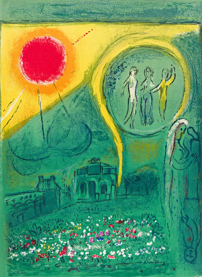 Derrière le Miroir by Marc Chagall