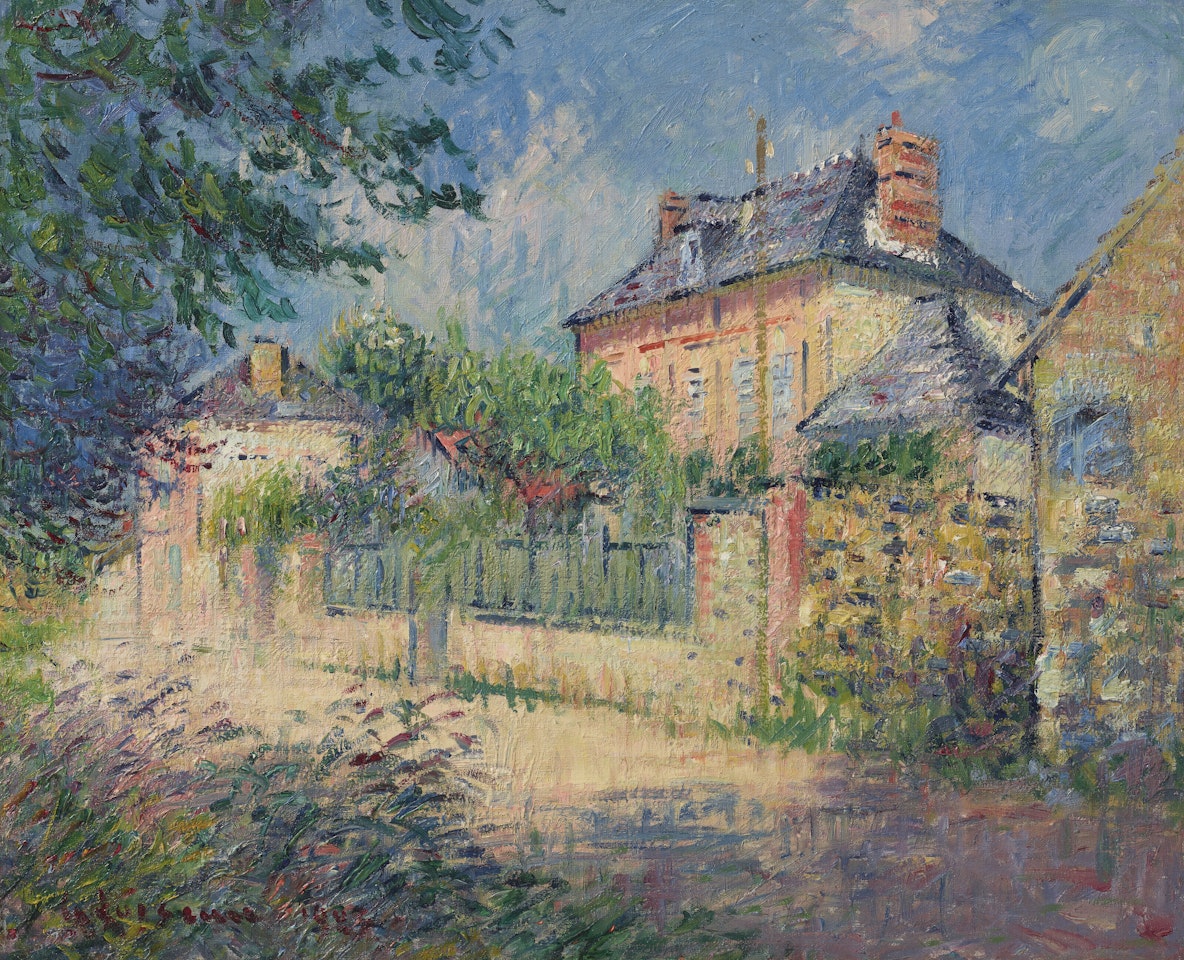 Rue de village by Gustave Loiseau